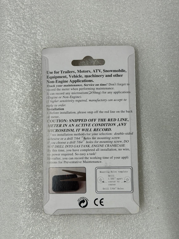 Betriebsstundenzähler auf Vibrations-Basis